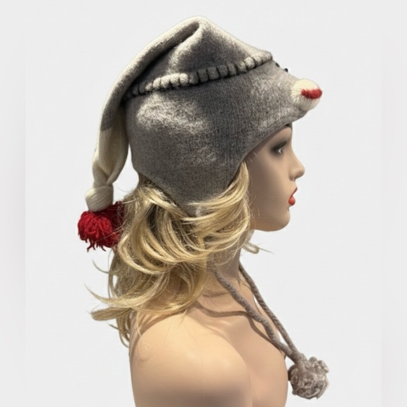 Delux Sock Monkey Wool Winter Hat Knit
Beanie Cap Pom Pom - Picture 3 of 10